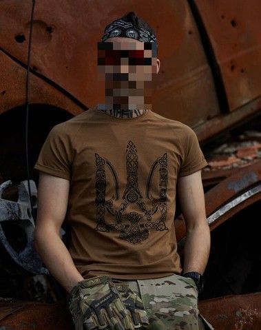 Футболка Молитва койот-M ф-мол-кой фото