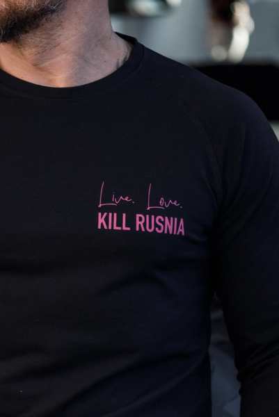 Лонгслів KILL RUSNIA чорний-XXXXL Л-KILR-чор фото